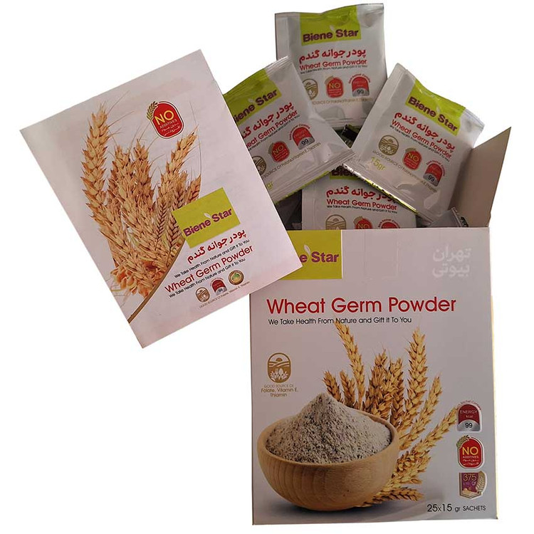 پودر جوانه گندم بین استار 25 عددی بین استار