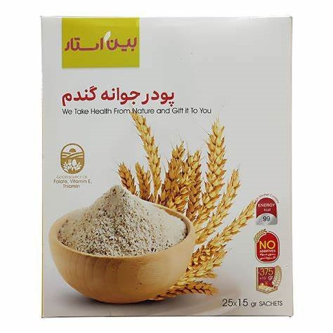 پودر جوانه گندم بین استار 25 عددی بین استار
