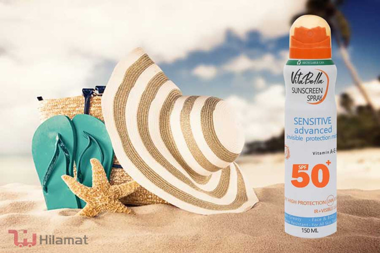 اسپری 150 میل ضد آفتاب SPF ۵۰ ویتابلا ایتالیا