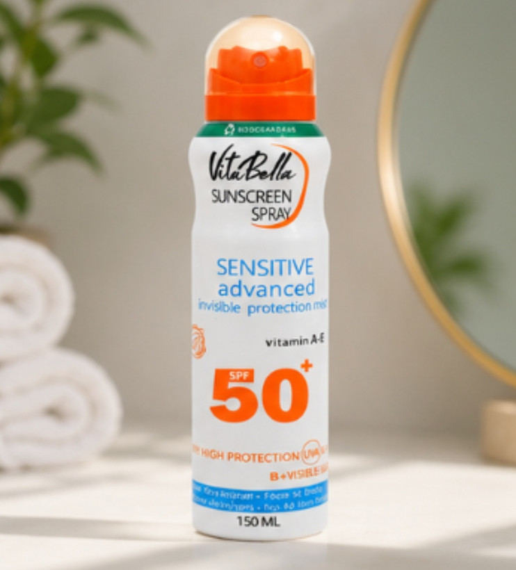 اسپری 150 میل ضد آفتاب SPF ۵۰ برند ویتابلا