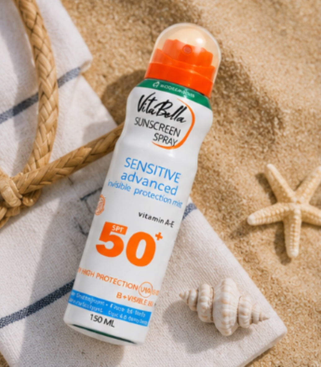 اسپری 150 میل ضد آفتاب SPF ۵۰ برند ویتابلا