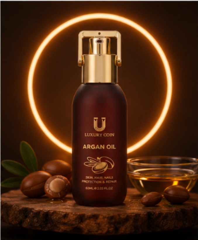 روغن تقویت کننده مو و ابرو آرگان برند لاکچری کوین
