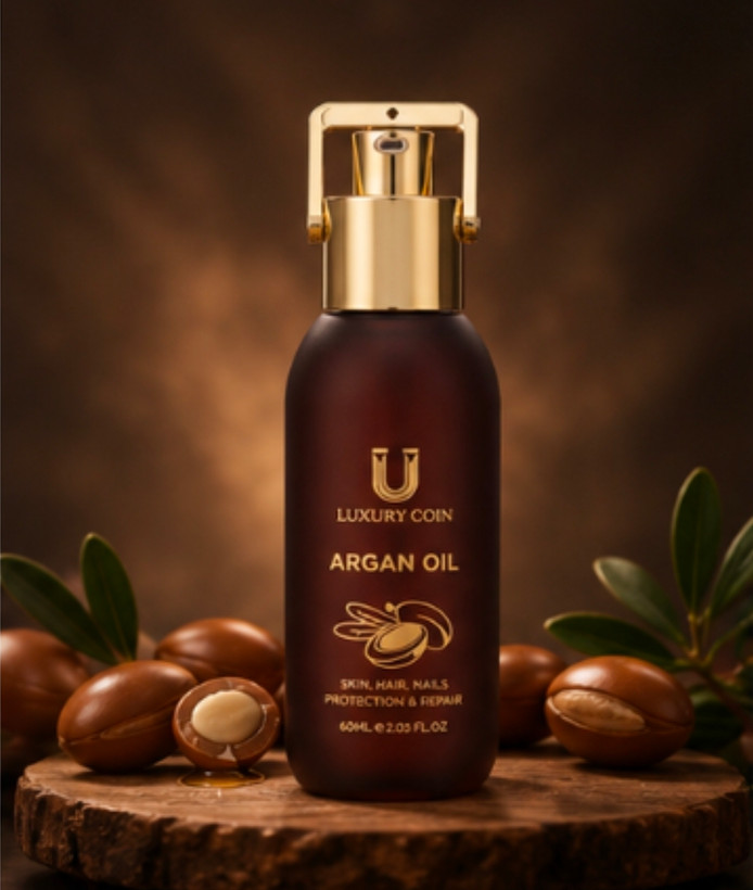 روغن تقویت کننده مو و ابرو آرگان برند لاکچری کوین