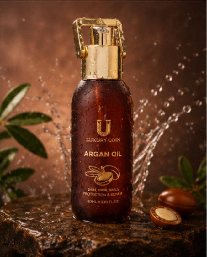روغن تقویت کننده مو و ابرو آرگان برند لاکچری کوین
